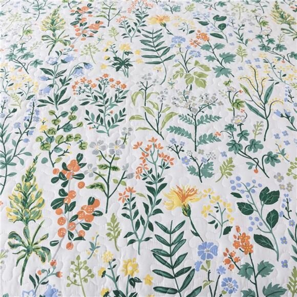 Queen Quilt Bedding Set - 3 Pieces Microfiber Quilt Sets Lightweight Bedspreads - Picture 5 of 7